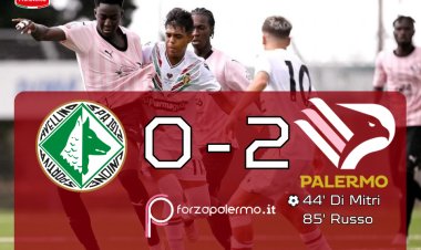 Il Palermo primavera torna alla vittoria ad Avellino