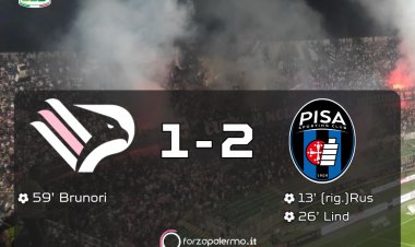 Palermo - Pisa 1-2, vincono i toscani!