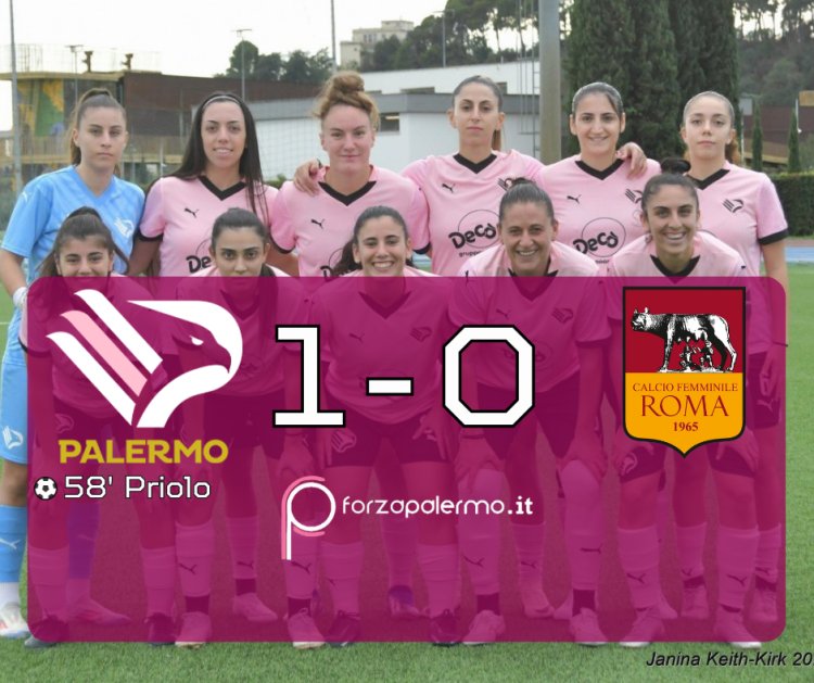Palermo Women-Roma Calcio Femminile 1-0: vittoria di misura contro le giallorosse