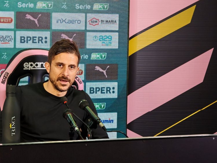 Palermo-Juve Stabia 1-0, Dionisi: "Partiti male in una gara sporca. Bravo Sirigu, vittoria giusta"