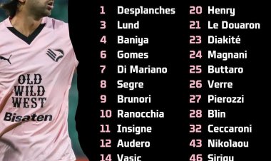 Catanzaro-Palermo: i convocati