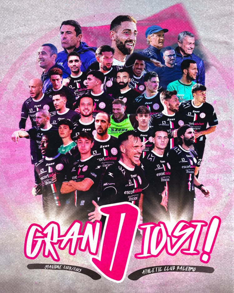 Athletic Club Palermo, che sogno! I nerorosa sono in Serie D