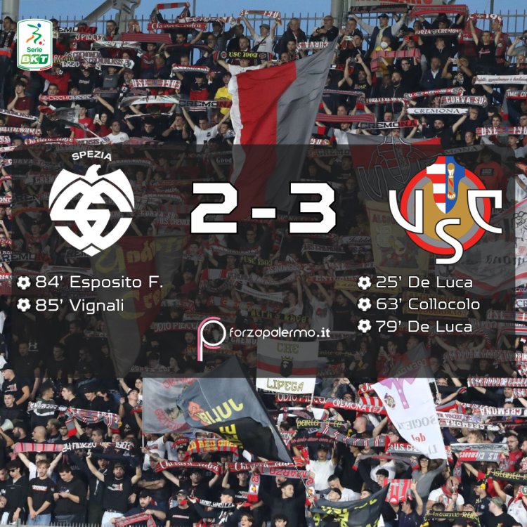 Cremonese in Serie A: battuto lo Spezia 2-3