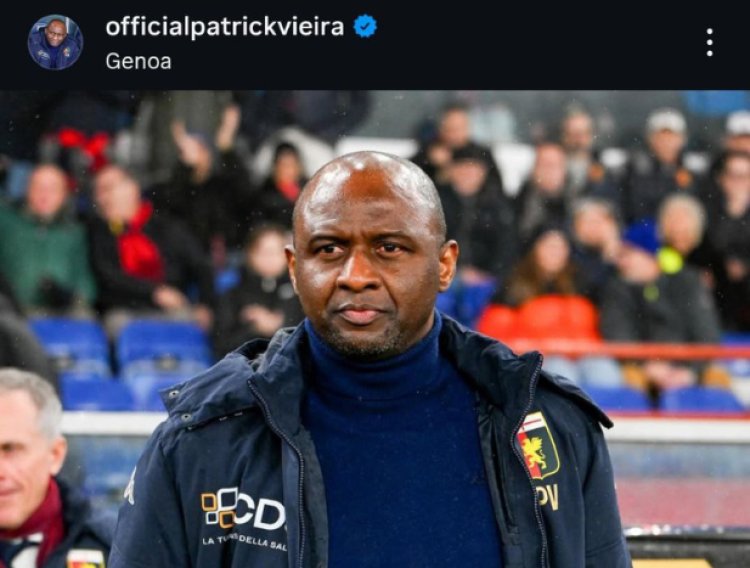 Genoa, Vieira su Bani: "Una guida per i giovani, giocatori come lui sono importanti per il club"