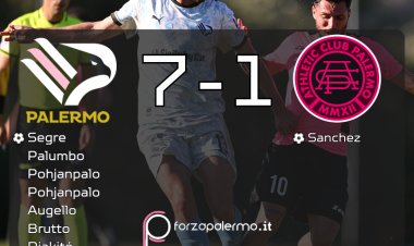 Palermo-Athletic Palermo 7-1: i rosanero superano i cugini nell'amichevole stracittadina