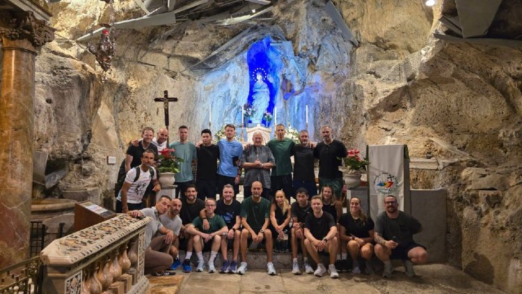 Il Manchester City omaggia Santa Rosalia: Guardiola e il suo staff in visita al Santuario