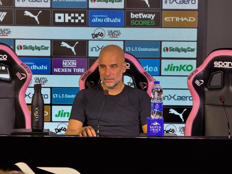 Palermo-Manchester City 0-3, Guardiola nel post-partita: "Grazie di cuore alla gente di Palermo per questa accoglienza"