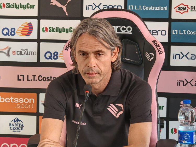Verso Palermo-Reggiana, Inzaghi: "Ho l'obiettivo di rendere questa piazza orgogliosa dei nostri ragazzi"