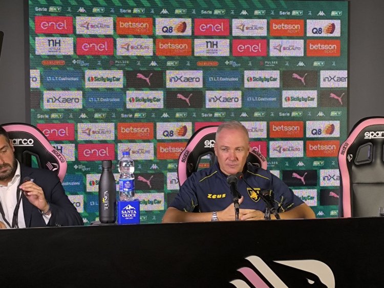 Palermo-Frosinone 0-0, Alvini: "Moderatamente soddisfatto, davanti avevamo una grande squadra"