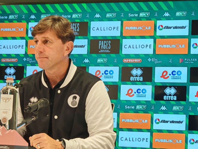 Cesena-Palermo 1-1, Mignani: «Ho visto tante cose positive, abbiamo dimostrato di poter giocare alla pari col Palermo»