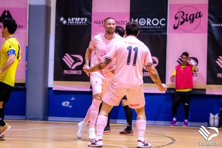 Palermo C5-Polisportiva Real Sports 5-2: i rosanero tornano a ruggire