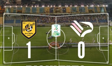 FINALE. Juve Stabia-Palermo 1-0: rosanero totalmente a terra