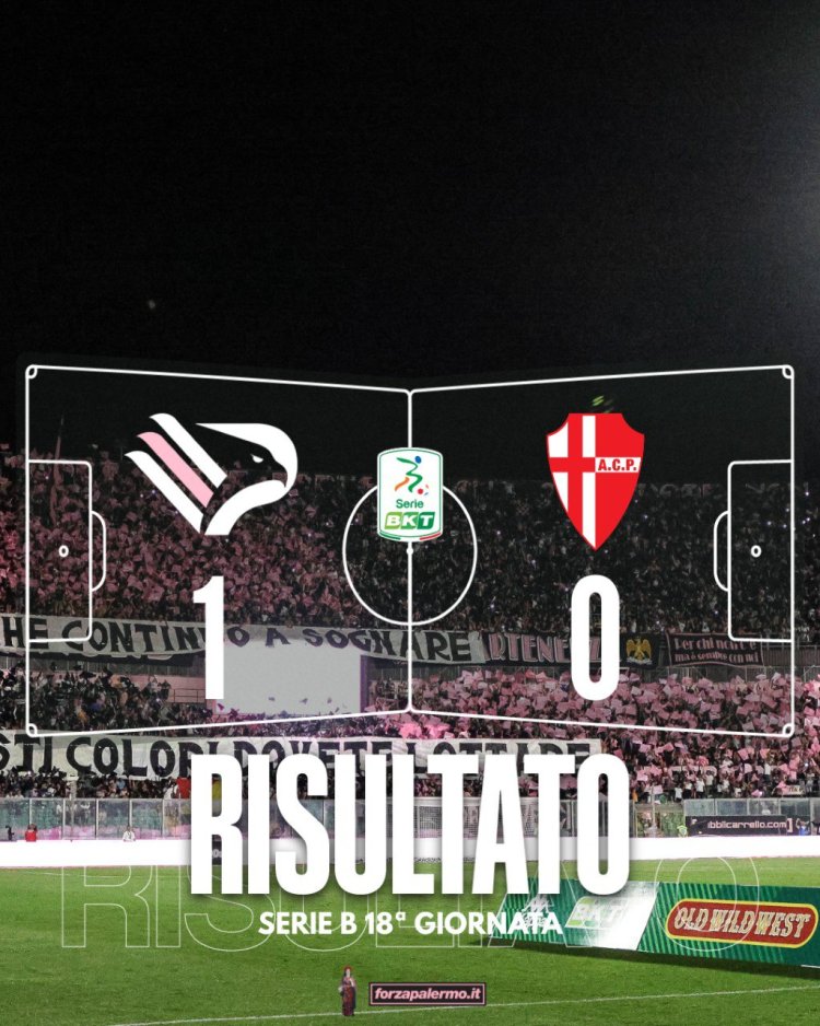 FINALE! Palermo-Padova 1-0: tre punti di nervi e tensione