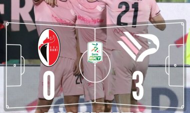 FINALE! Bari-Palermo 0-3: dominio rosanero al San Nicola