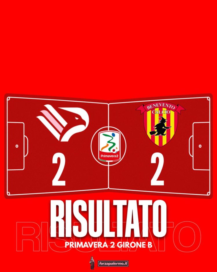 Palermo Primavera: pareggio casalingo contro il Benevento