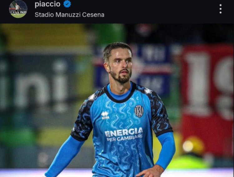 Cesena, Piacentini: «Il Palermo è una squadra di livello, ci aspetta una sfida complicata»