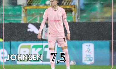 Palermo-Catanzaro 3-2, le pagelle: Johnsen sale in cattedra, male Magnani