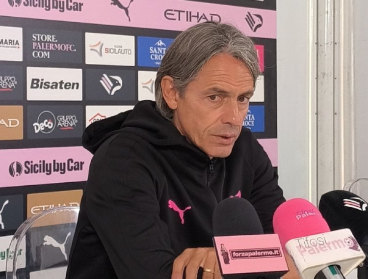 Ritiro Palermo, Inzaghi in conferenza: «Sono molto contento, vedo grande carica e positività»