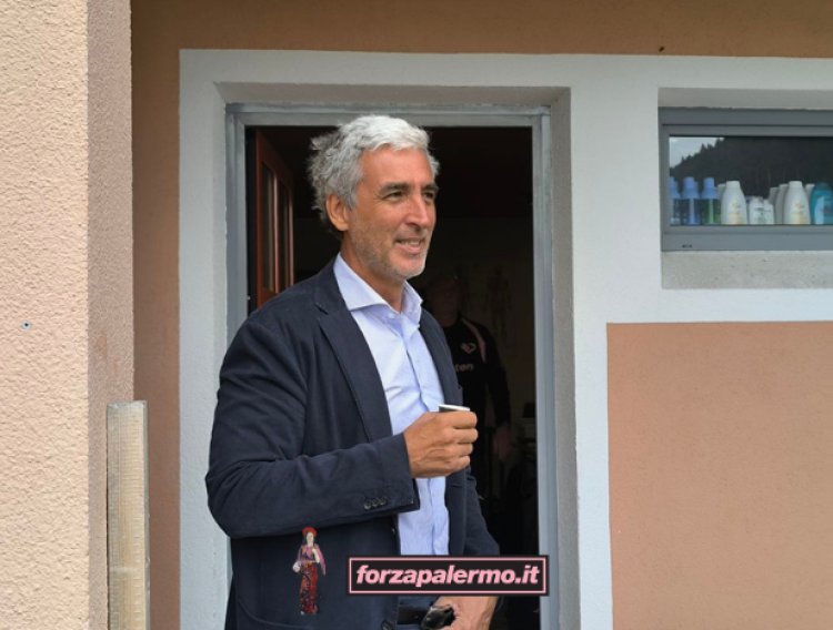 Ritiro Palermo: il Presidente Mirri presente in Val Gardena