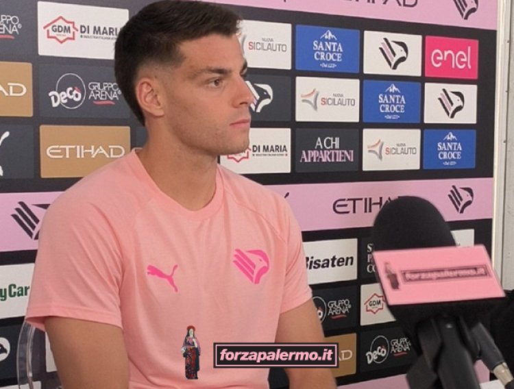 Ritiro Palermo, Pierozzi in conferenza: «Il gruppo è coeso, ci stiamo impegnando al massimo. Concorrenza? Fa solo che bene»
