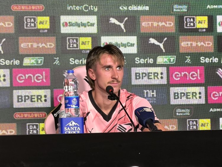 Palermo-Juve Stabia 1-0, Johnsen: «È sempre bello iniziare così, sono contento per il gol»