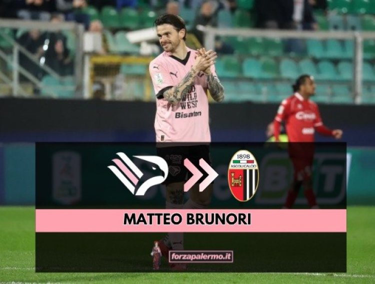 Palermo, UFFICIALE: Brunori all'Ascoli in prestito
